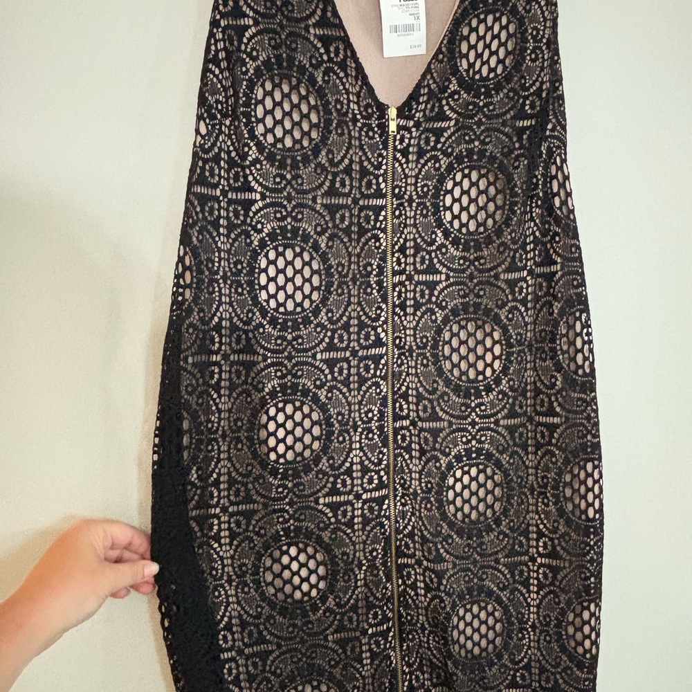 Charlotte Russe Black and Cream Dress